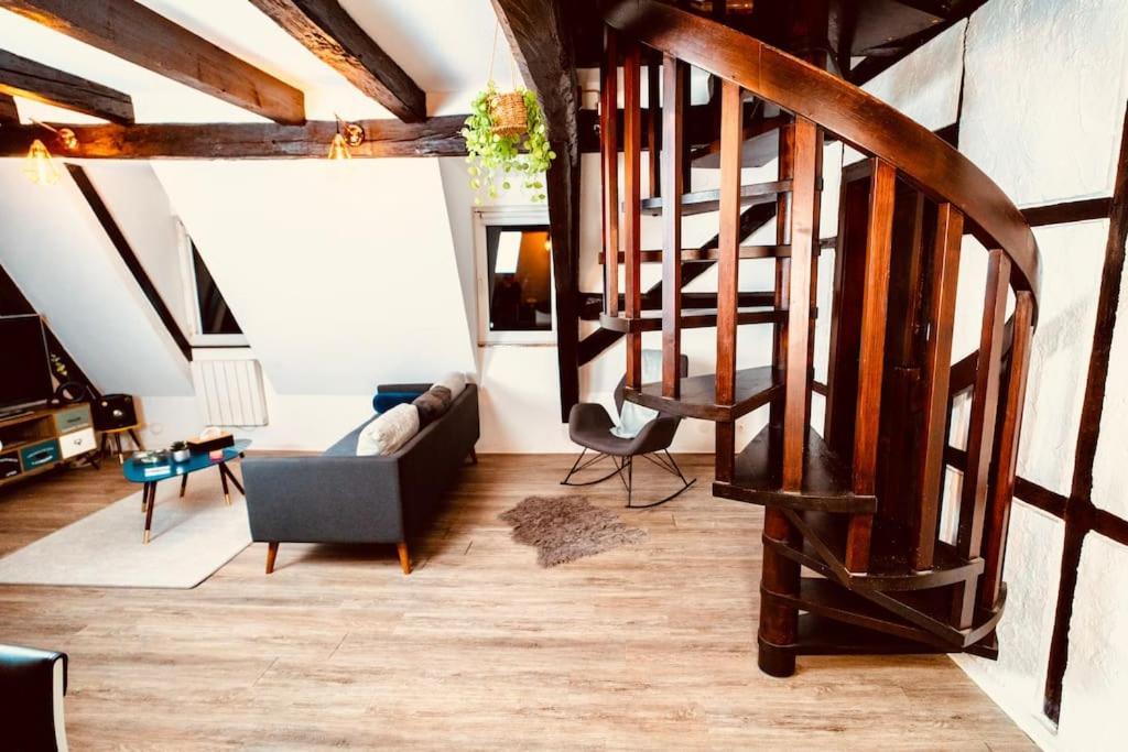 Elegant Duplex Historique Alsacien Apartment